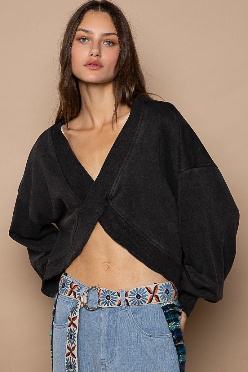 Never Settle Reversible Sweater