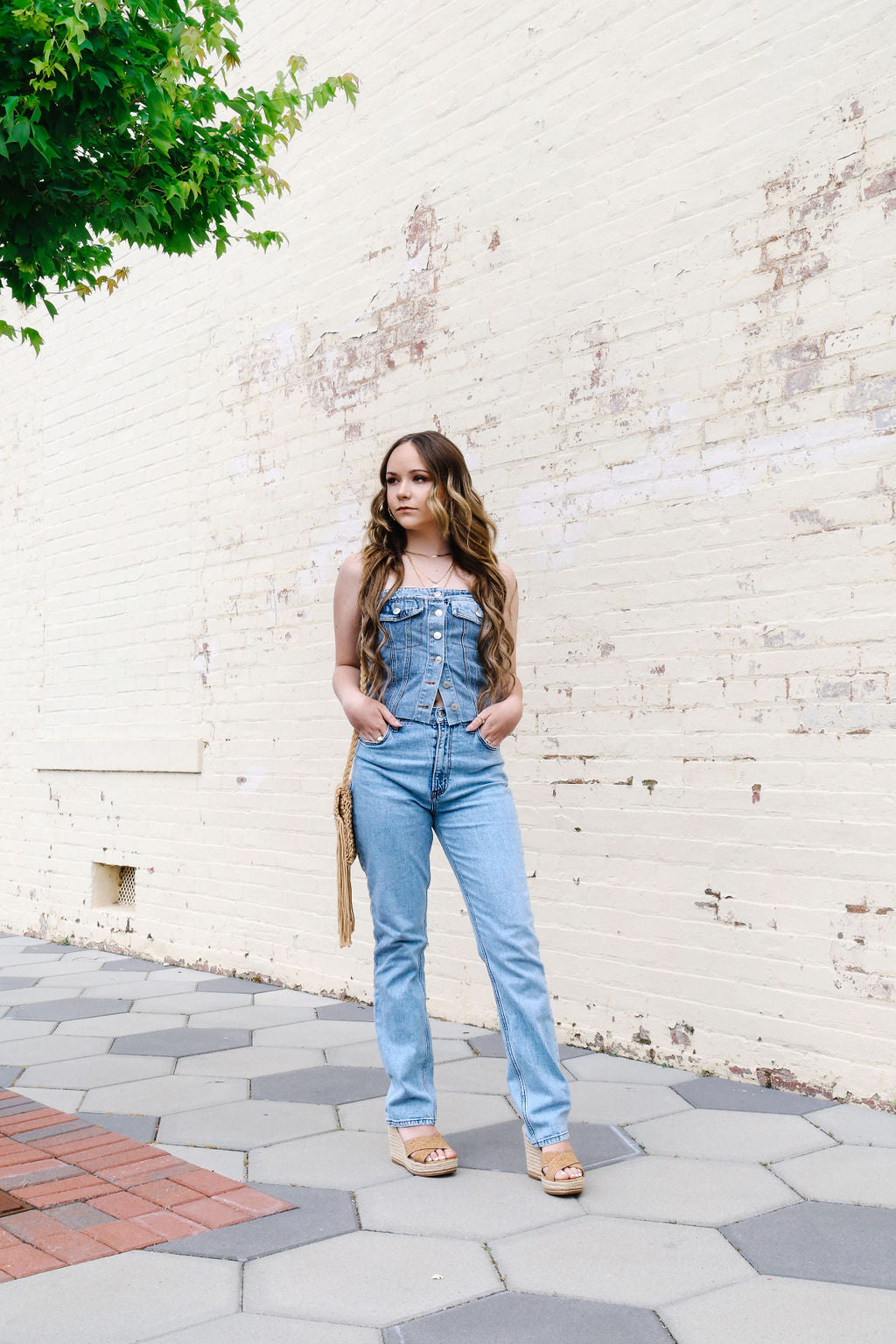 Blake Denim Corset