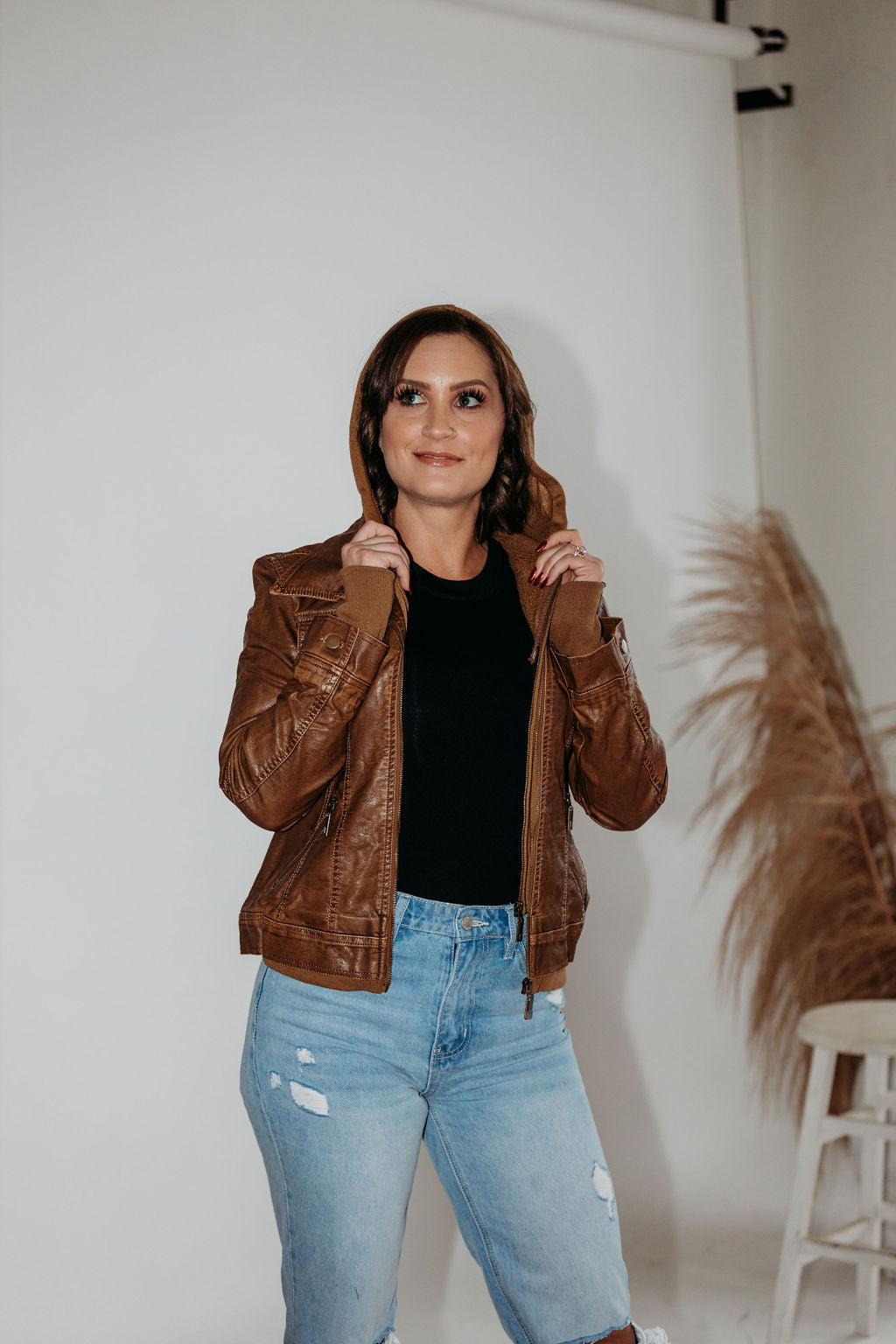 Vegan Leather Jacket