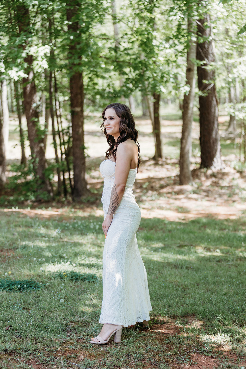 Say Yes Lace Maxi Dress