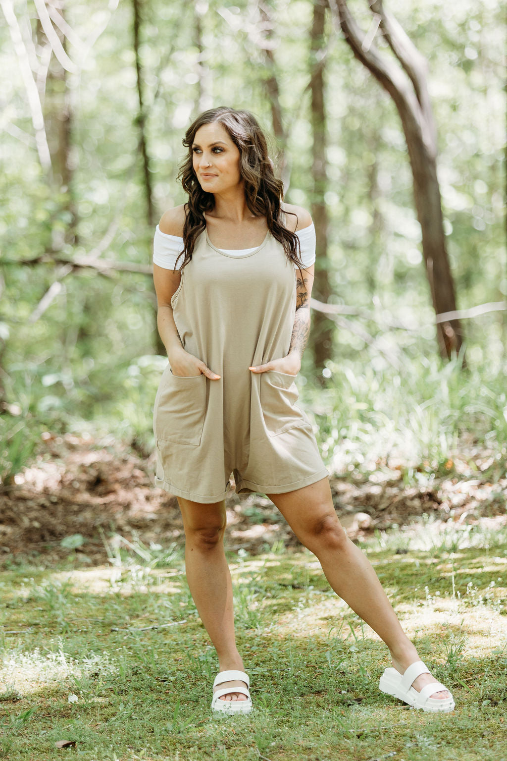 Open Back Romper