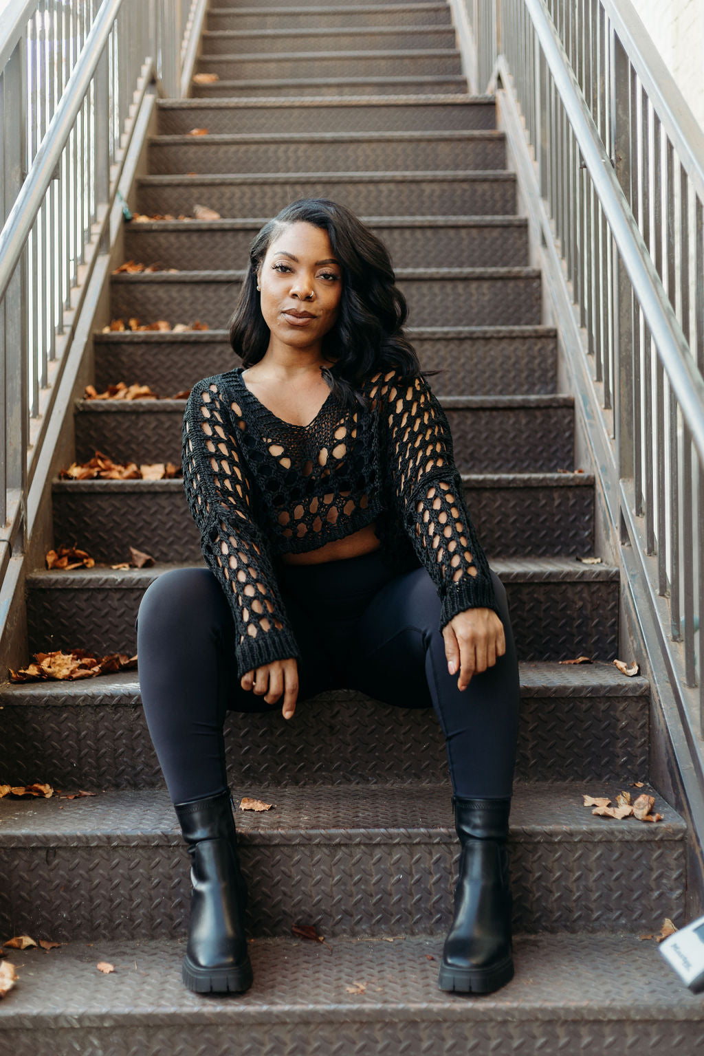 Venti Crochet Top