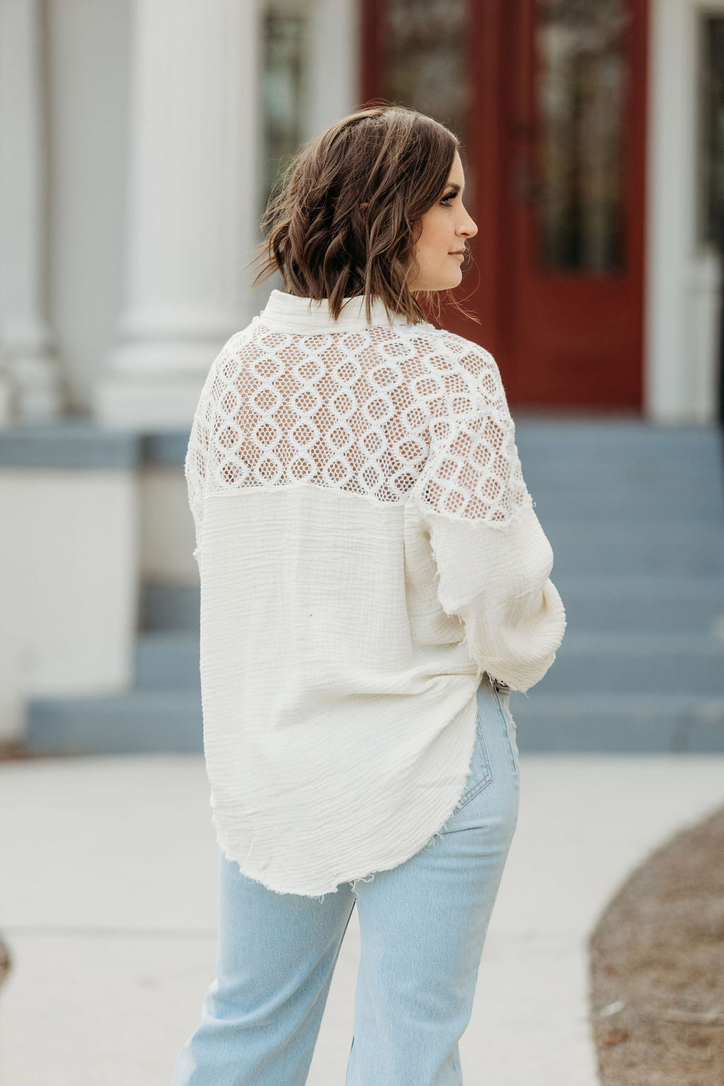 Nina Button Down