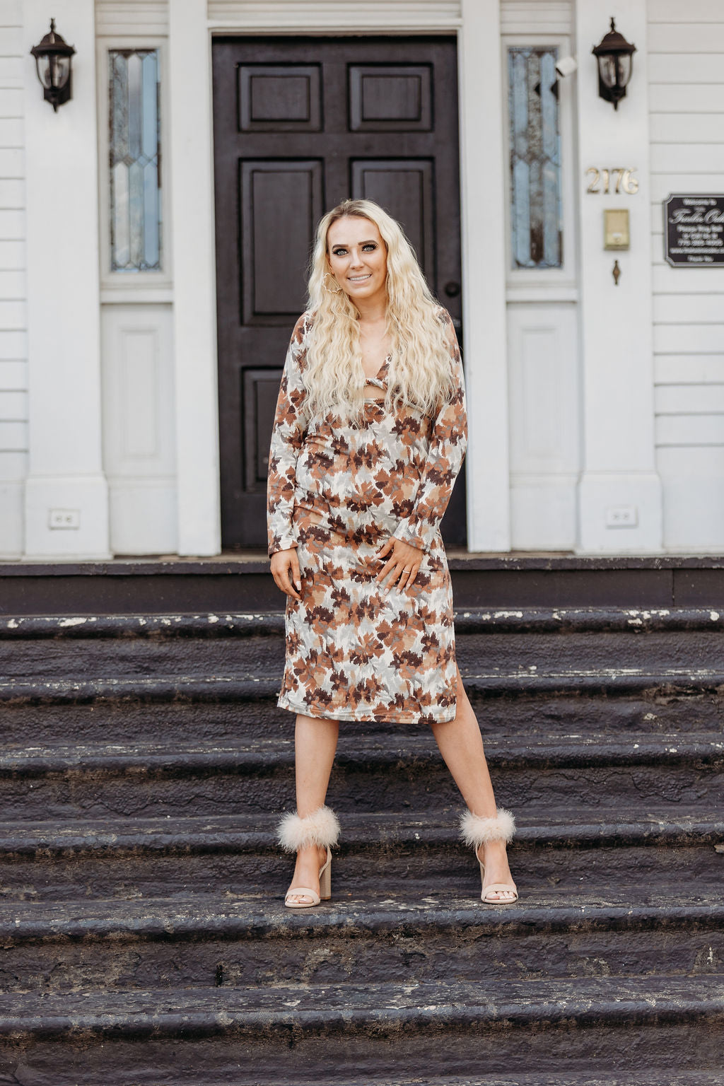 When In Paris Midi Dress