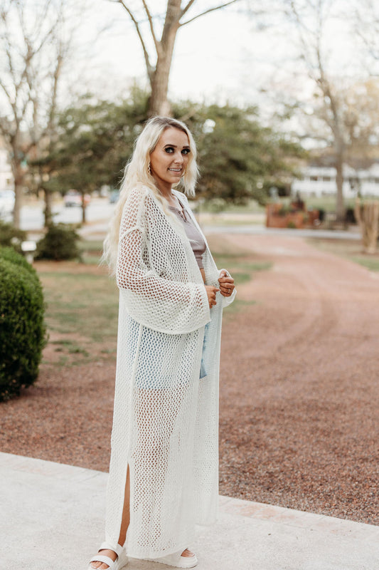 Full Length Knit Cardigan