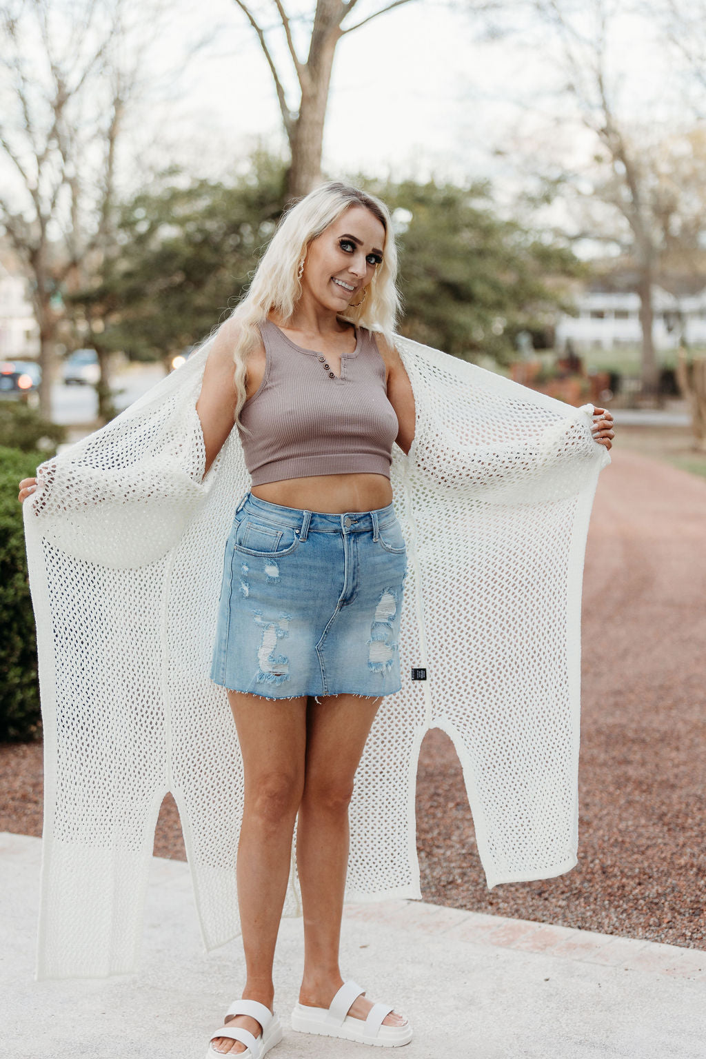 Full Length Knit Cardigan