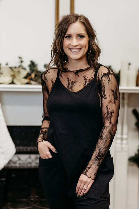 Luella Sheer Knit Top