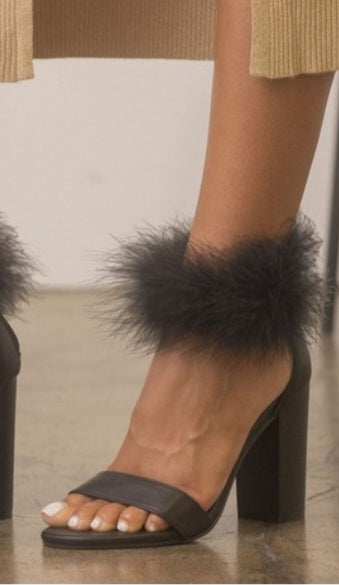 Sasha Feather Heels
