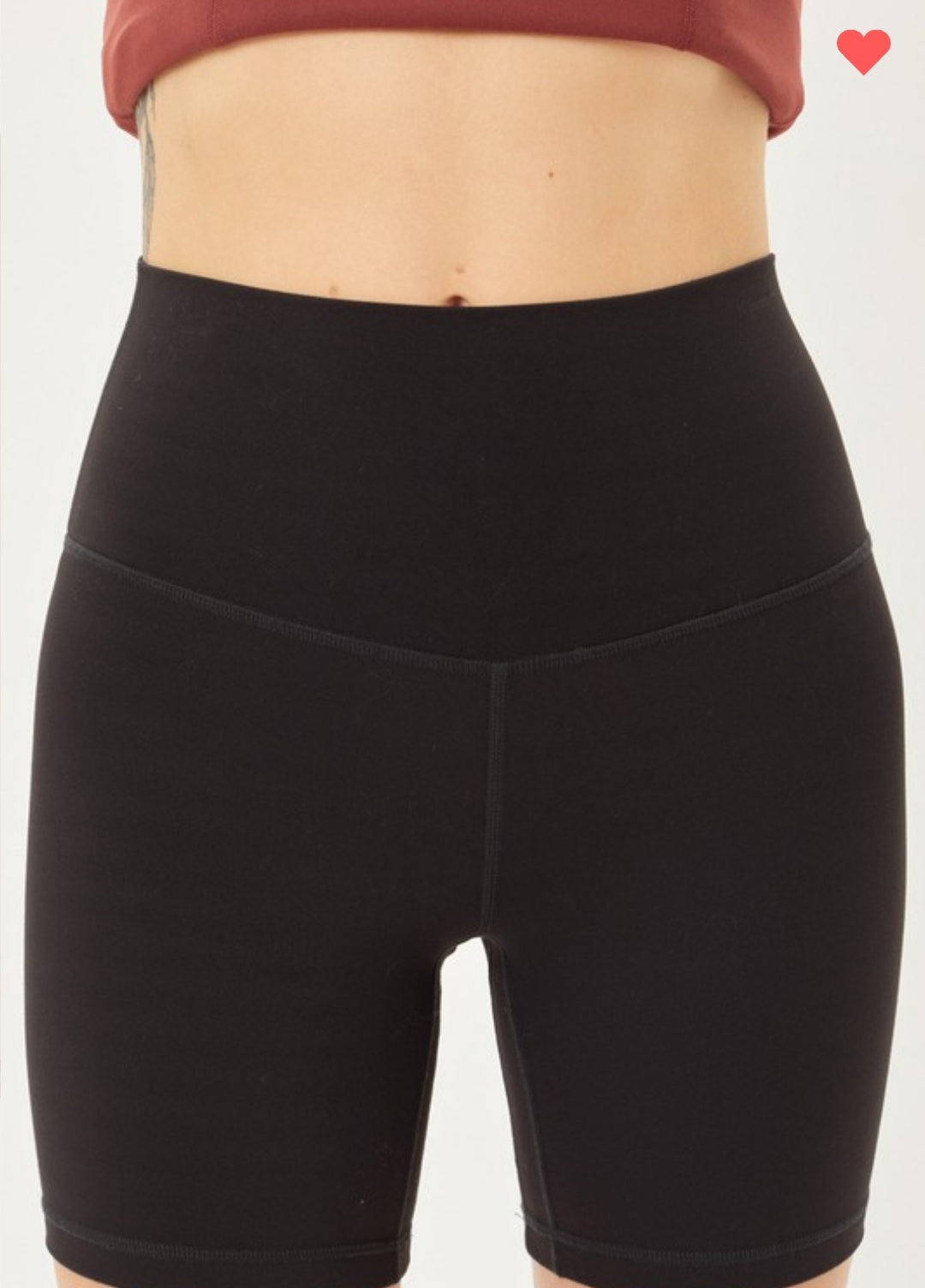 Solid Biker Shorts