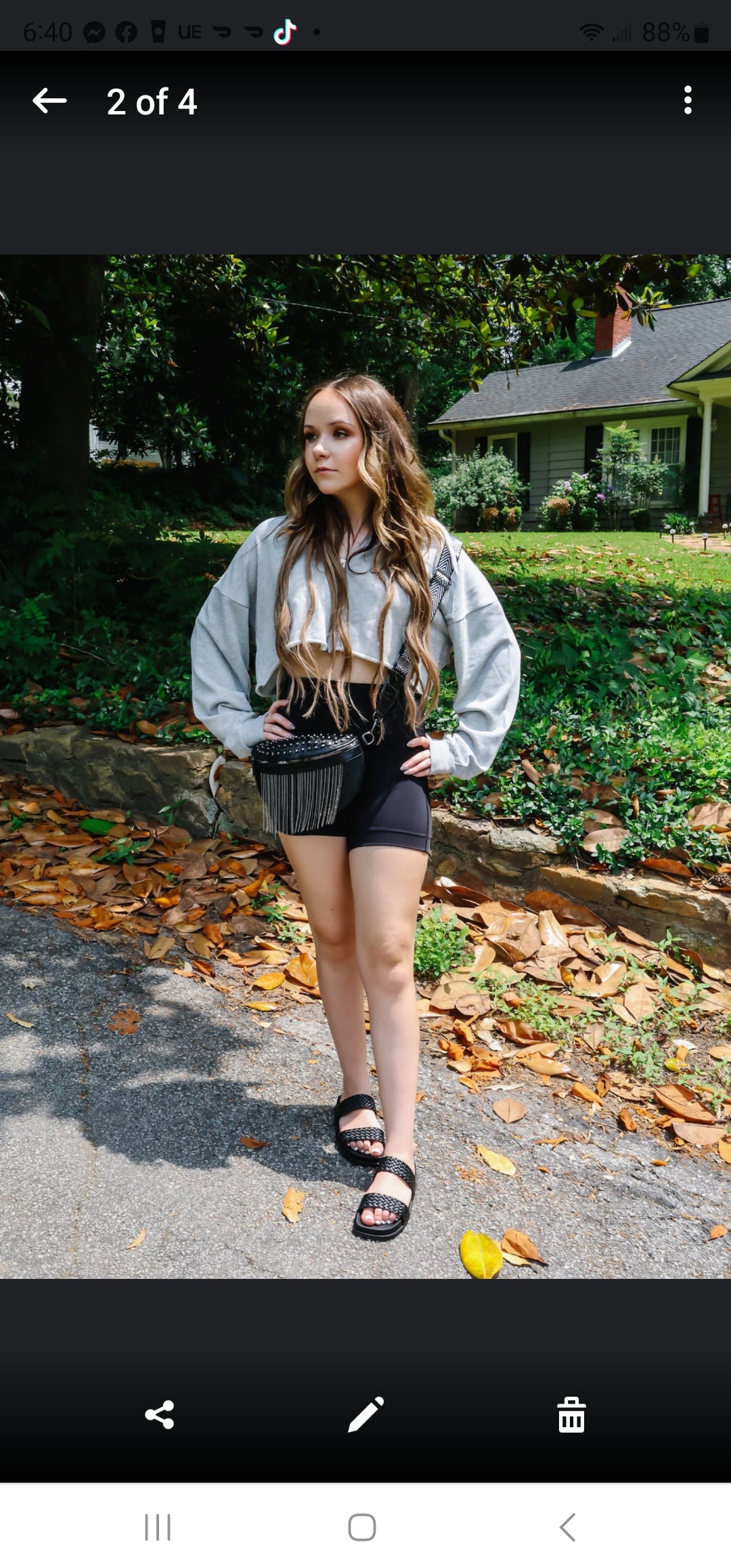 Solid Biker Shorts